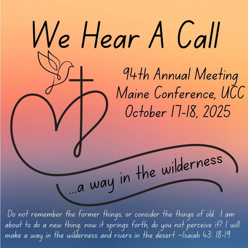 Maine Conference UCC Annual Meeting Logo 2024.